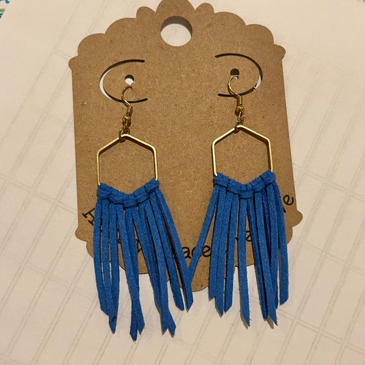 Blue Suede Fringe