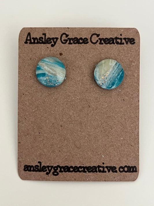 Ocean Clay Studs