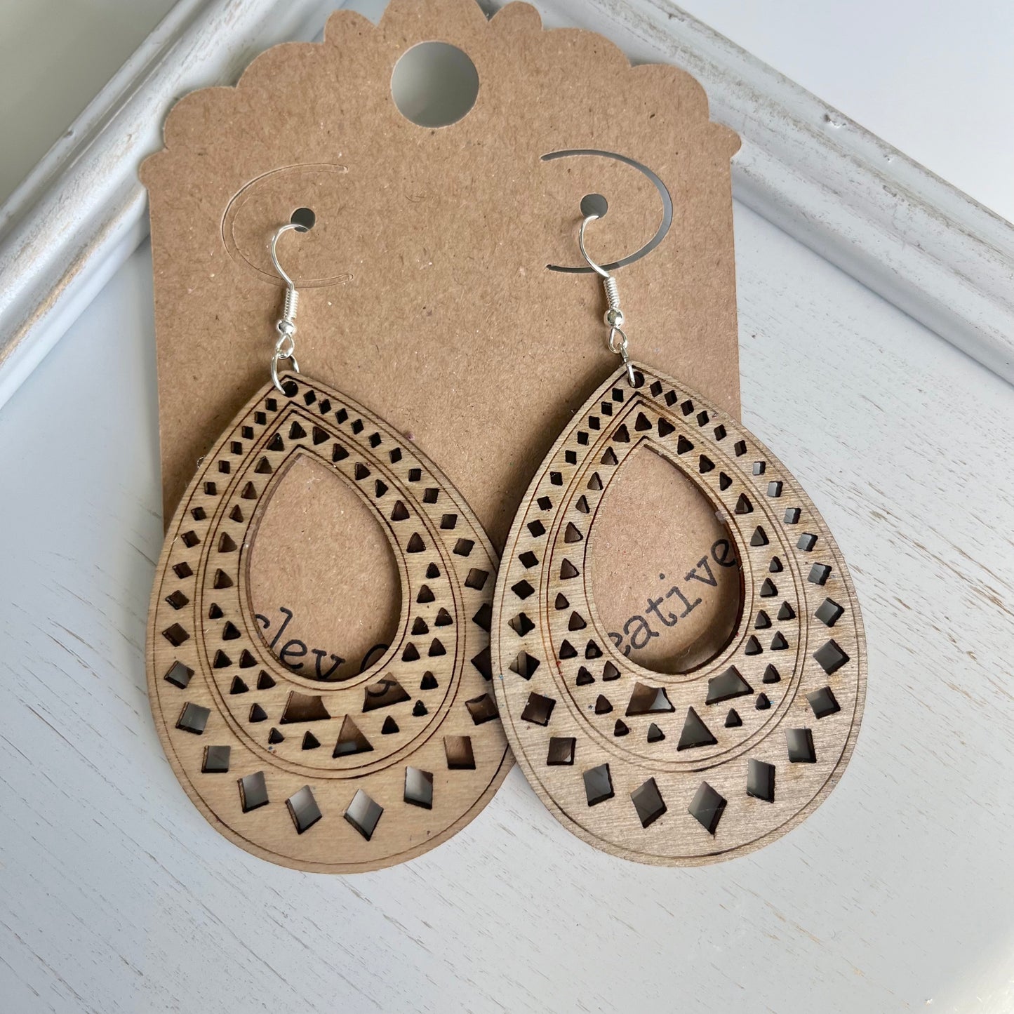 Natural Teardrop Earring